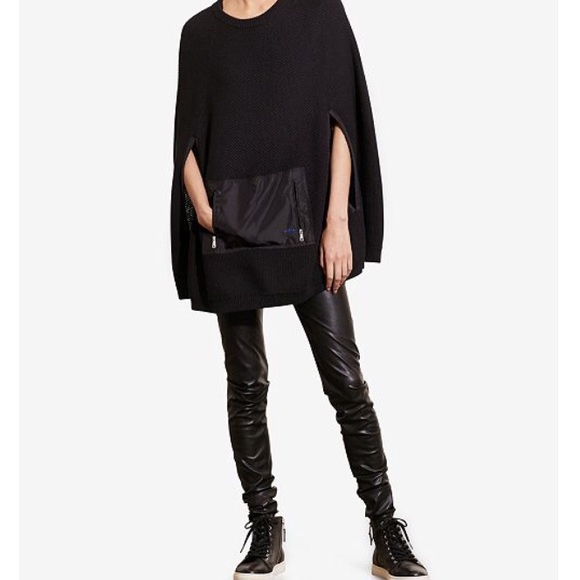 NWT Ralph Lauren Black Faux Leather Vegan Leggings - Picture 2 of 8